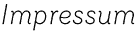 Impressum